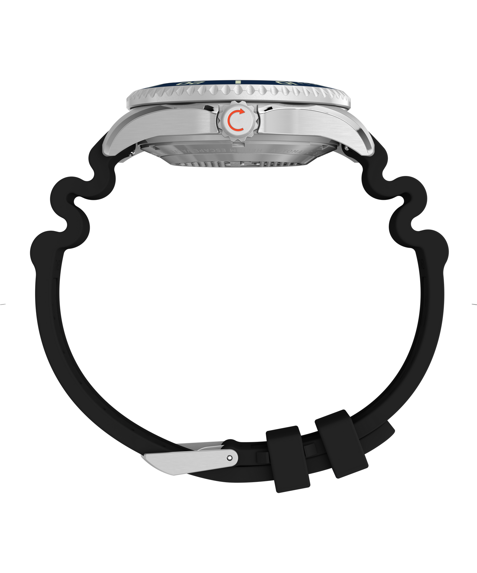 Deepwater Meridian 200 HEV Automatic 44mm HNBR Synthetic Rubber Strap Watch