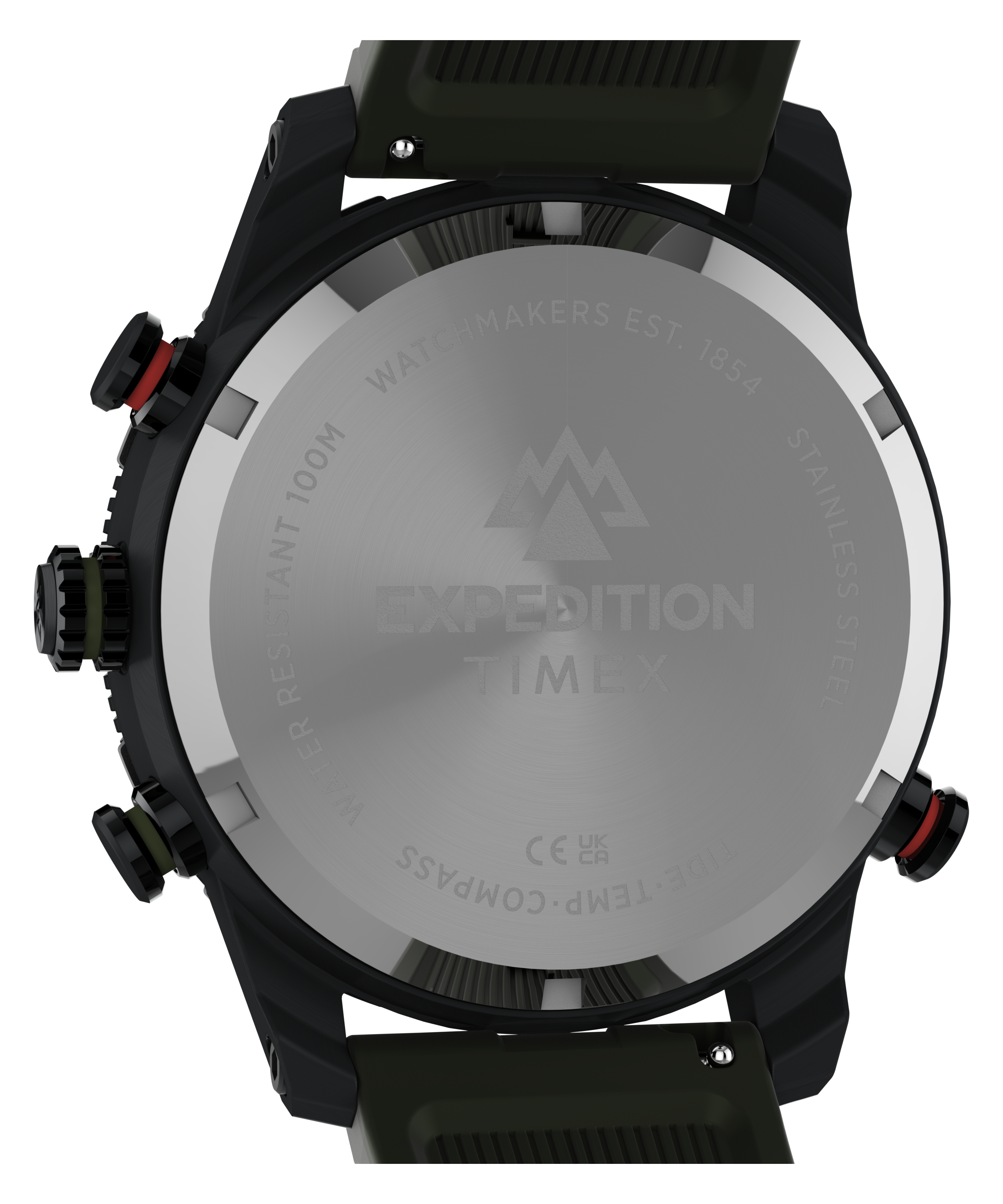 Expedition® Tide Temp Compass IQ 45mm HNBR Synthetic Rubber Strap Watch