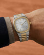 Automatic E Line | 38mm, Two-Tone Steel, Silver Dial