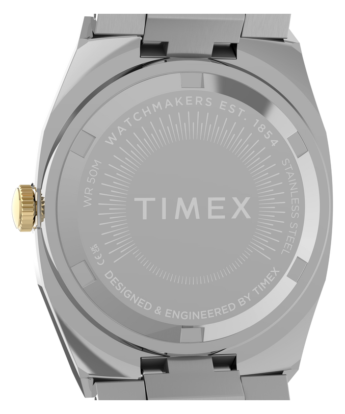 Timex® Quartz E Line 30mm Stainless Steel Bracelet Watch
