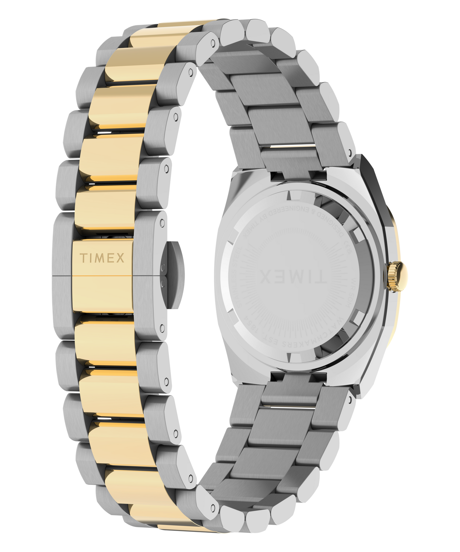 Timex® Quartz E Line 30mm Stainless Steel Bracelet Watch