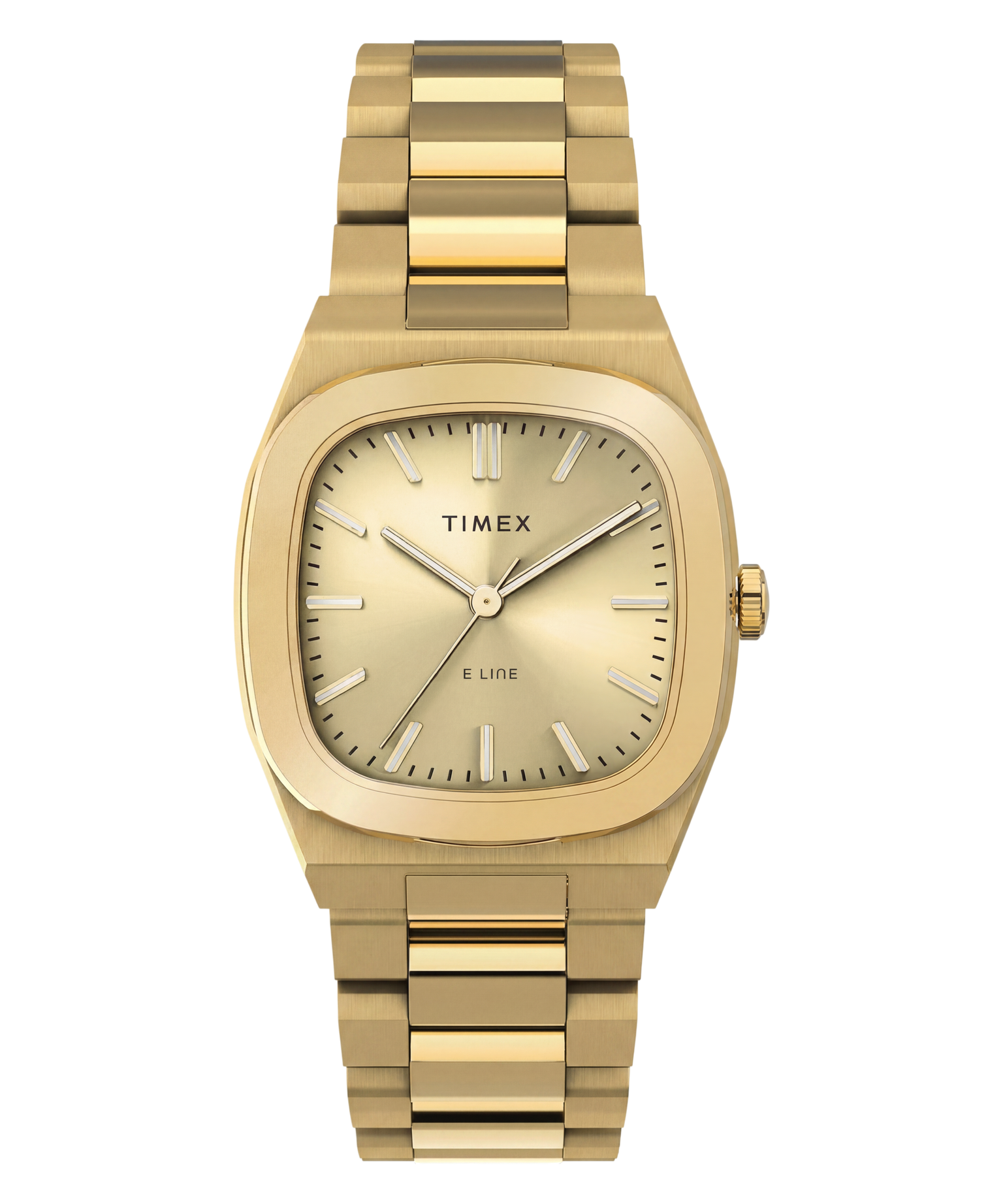 Timex® Quartz E Line 30mm Stainless Steel Bracelet Watch