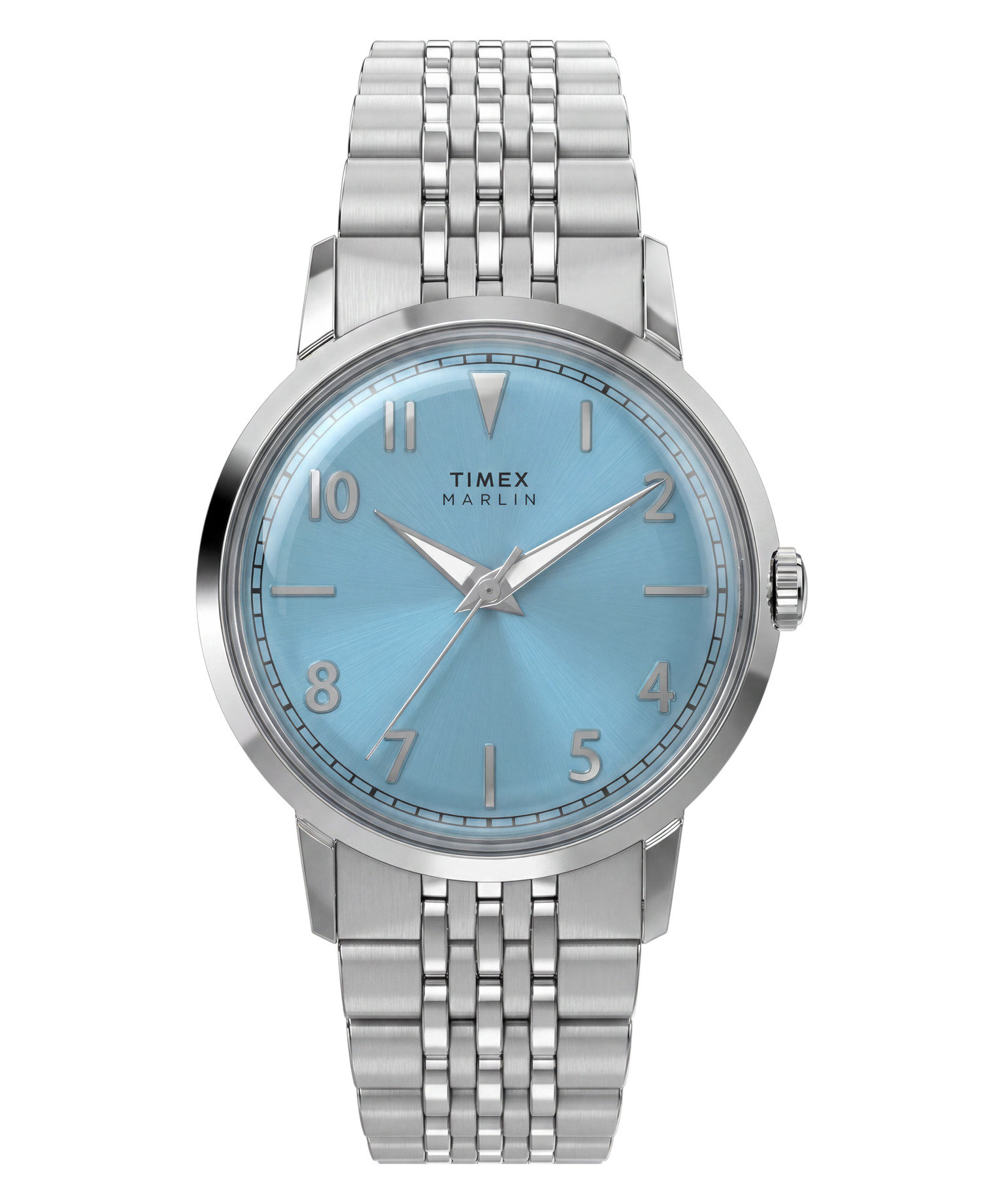 Marlin® Quartz 34mm Stainless Steel Bracelet Watch