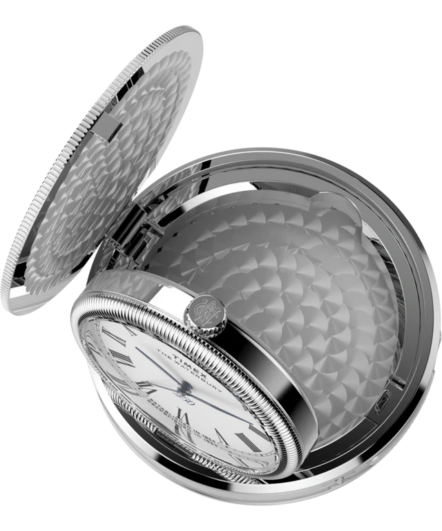 Timex Waterbury America 250 Table Clock | 49mm, Stainless Steel