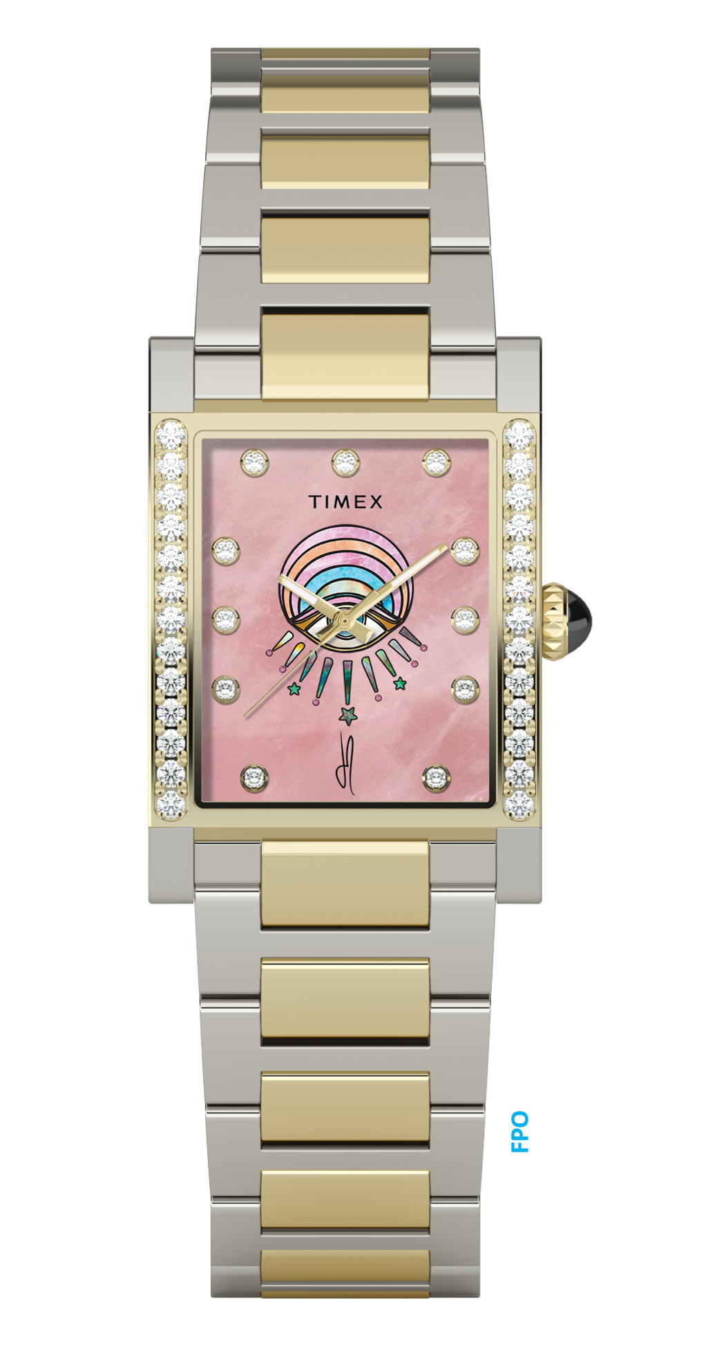 Jacquie Aiche x Timex 24mm Stainless Steel Bracelet Watch