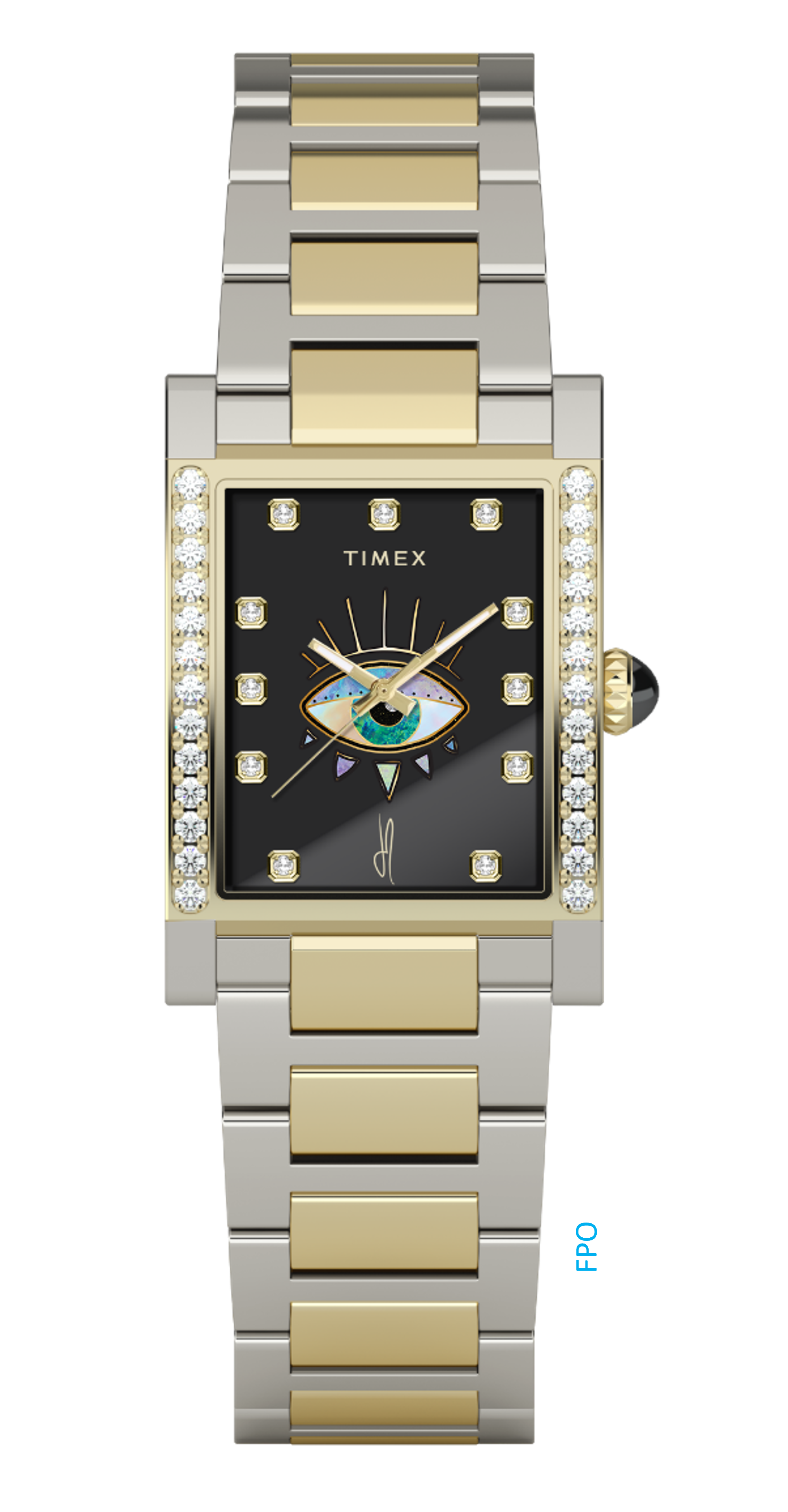 Jacquie Aiche x Timex 24mm Stainless Steel Bracelet Watch