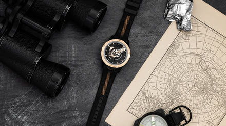 Laydown of Ulysse Nardin Freak One watch