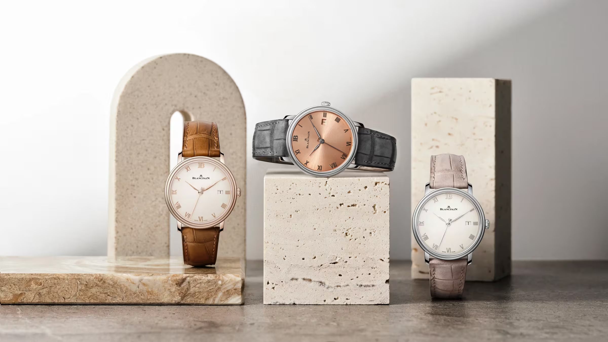 Villeret Ultraplate | 38mm, Opaline Dial, Alligator Leather Strap