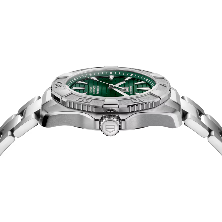 Aquaracer Professional 200 Solargraph | 40mm, Titanium, Green Dial, Men's Watch
