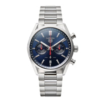 Carrera Chronograph 250 US Anniversary Limited Edition | 42mm, Stainless Steel, Men's Watch