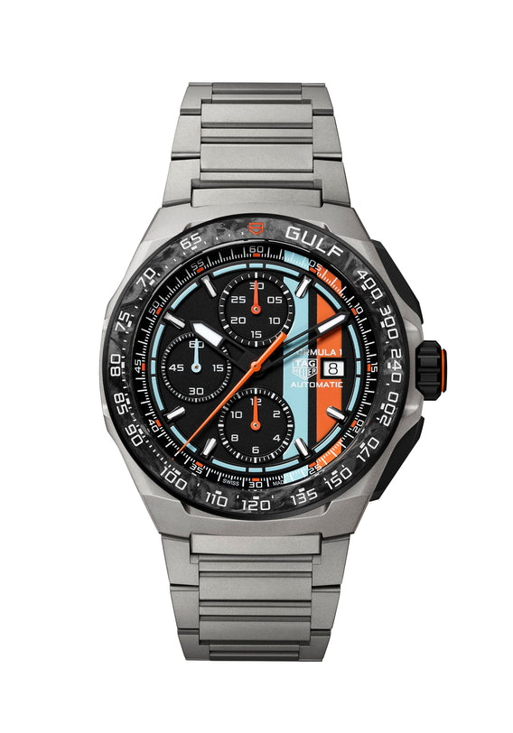 Formula 1 Chronograph x Gulf | 44mm, Titanium, Men's watch
