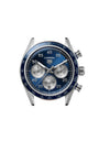 Carrera Chronograph Sport Blue | 42mm, Brown Leather, Men's Watch