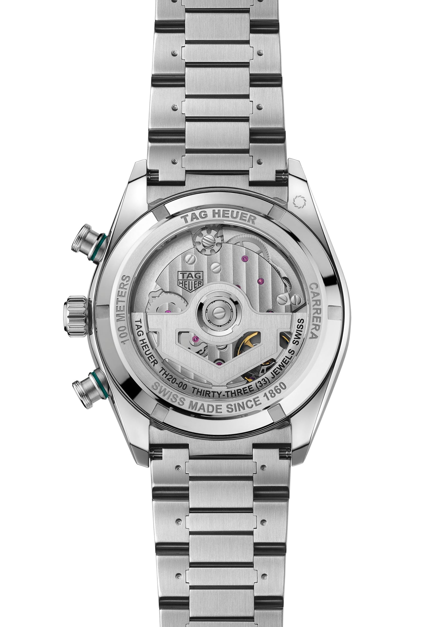 Carrera Chronograph Sport Sunray Brushed Green | 42mm, Stainless Steel, Men's Watch