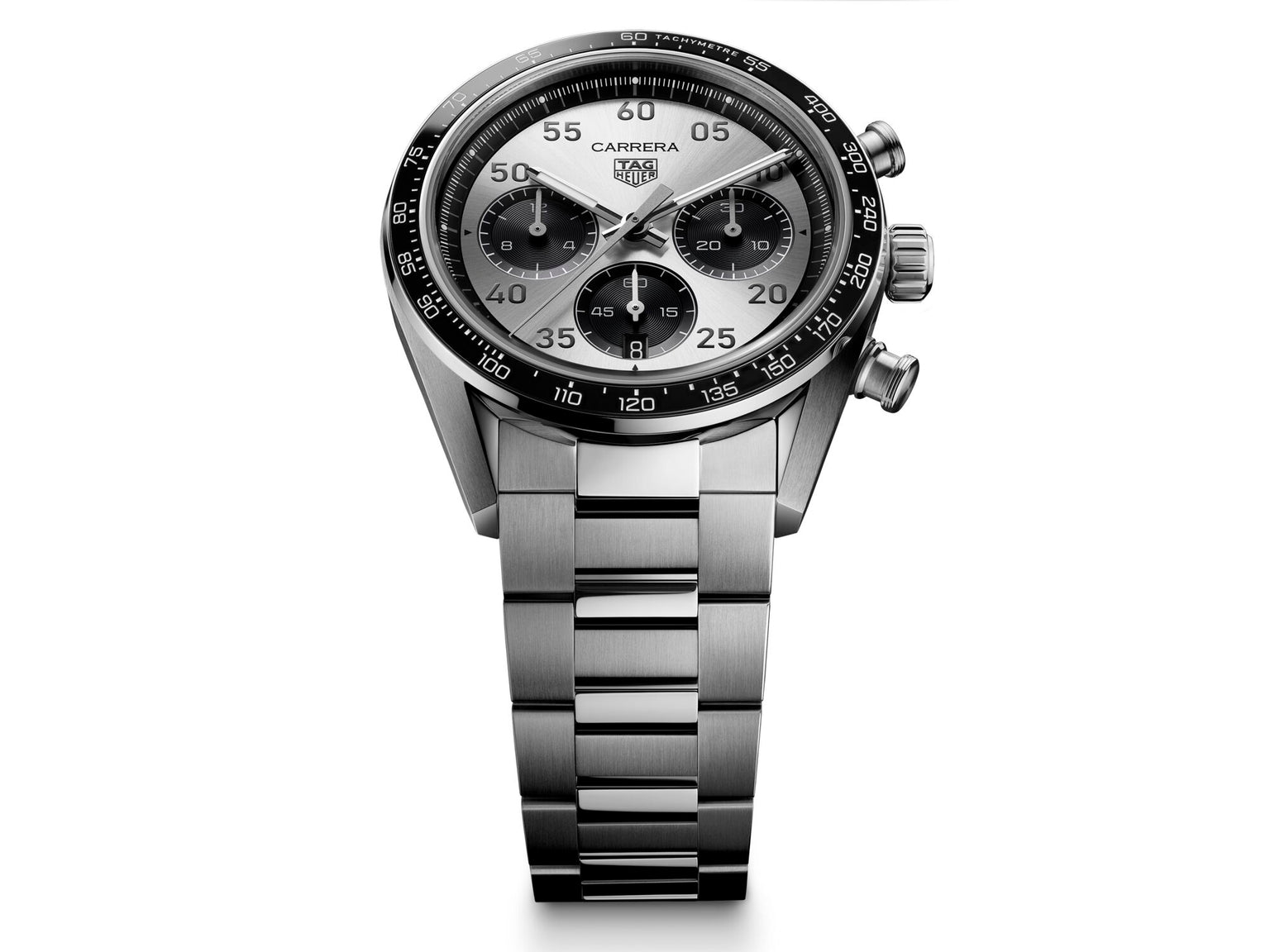 Carrera Chronograph Sport Sunray Brushed Silver | 42mm, Stainless Steel, Men's Watch
