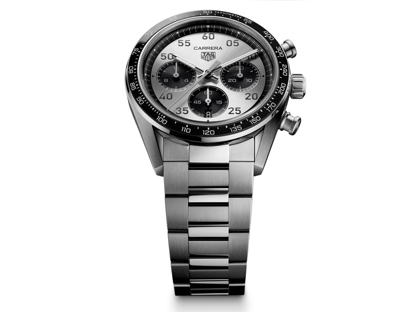 Carrera Chronograph Sport Sunray Brushed Silver | 42mm, Stainless Steel, Men's Watch
