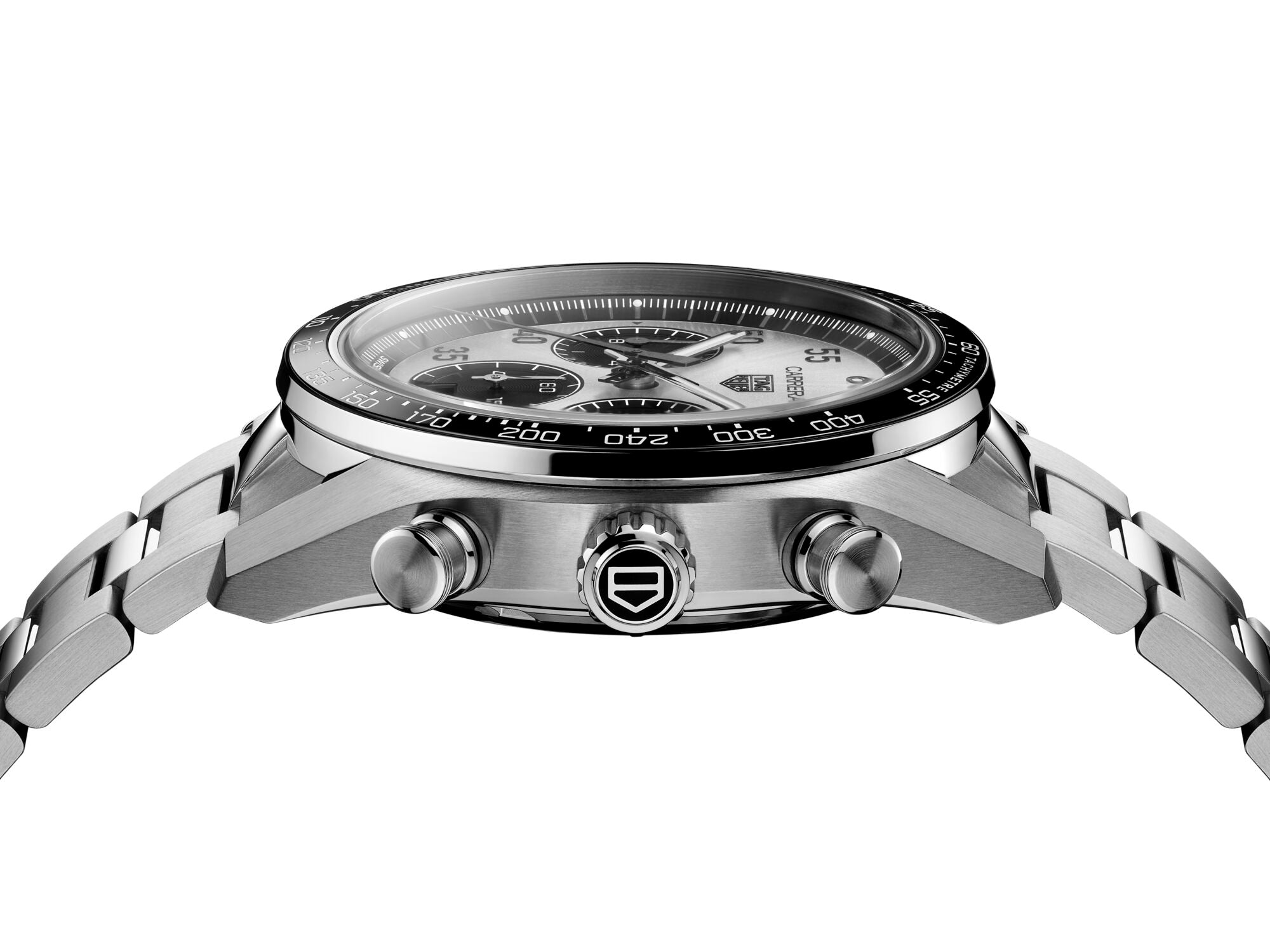 Carrera Chronograph Sport Sunray Brushed Silver | 42mm, Stainless Steel, Men's Watch