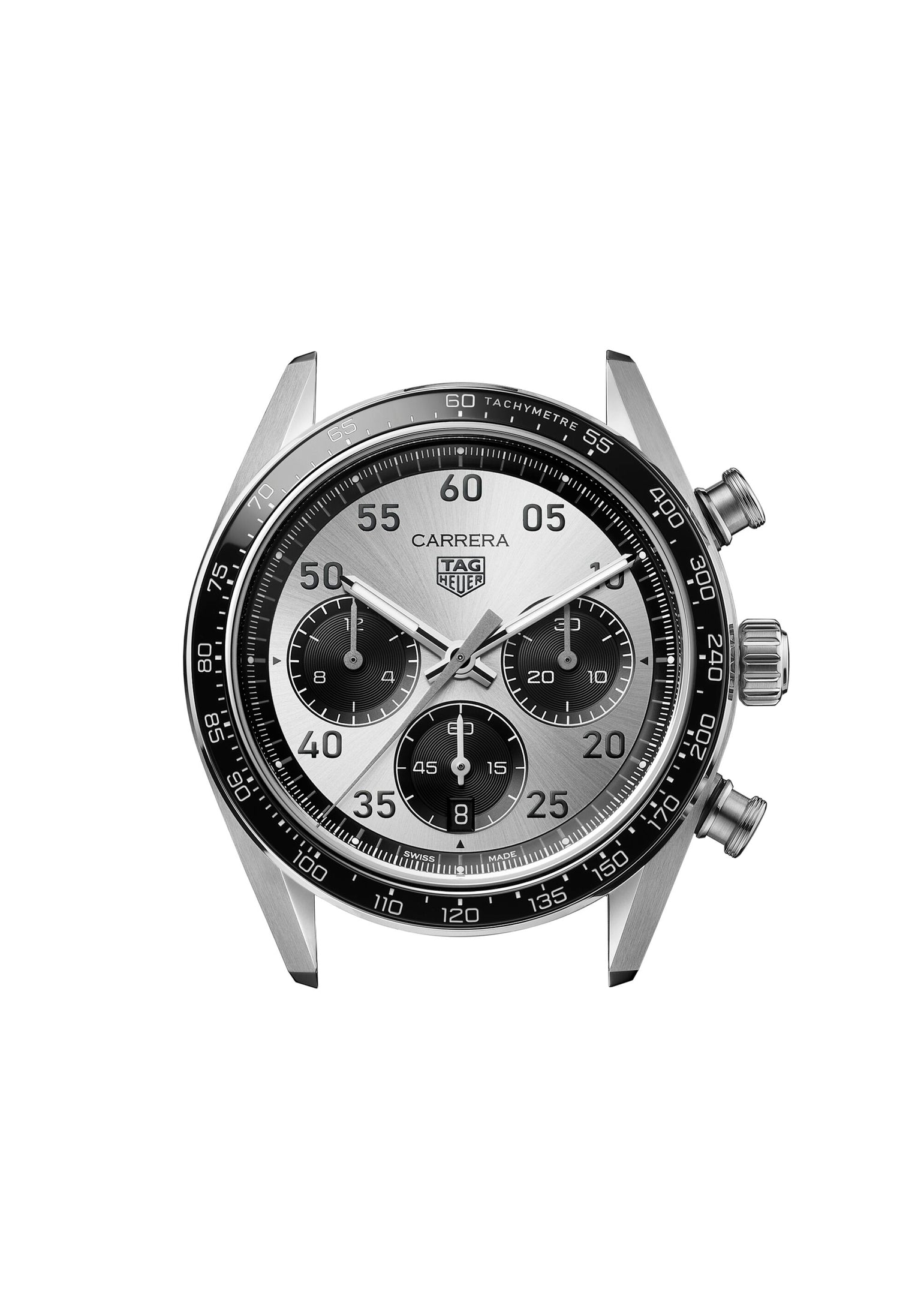 Carrera Chronograph Sport Sunray Brushed Silver | 42mm, Stainless Steel, Men's Watch