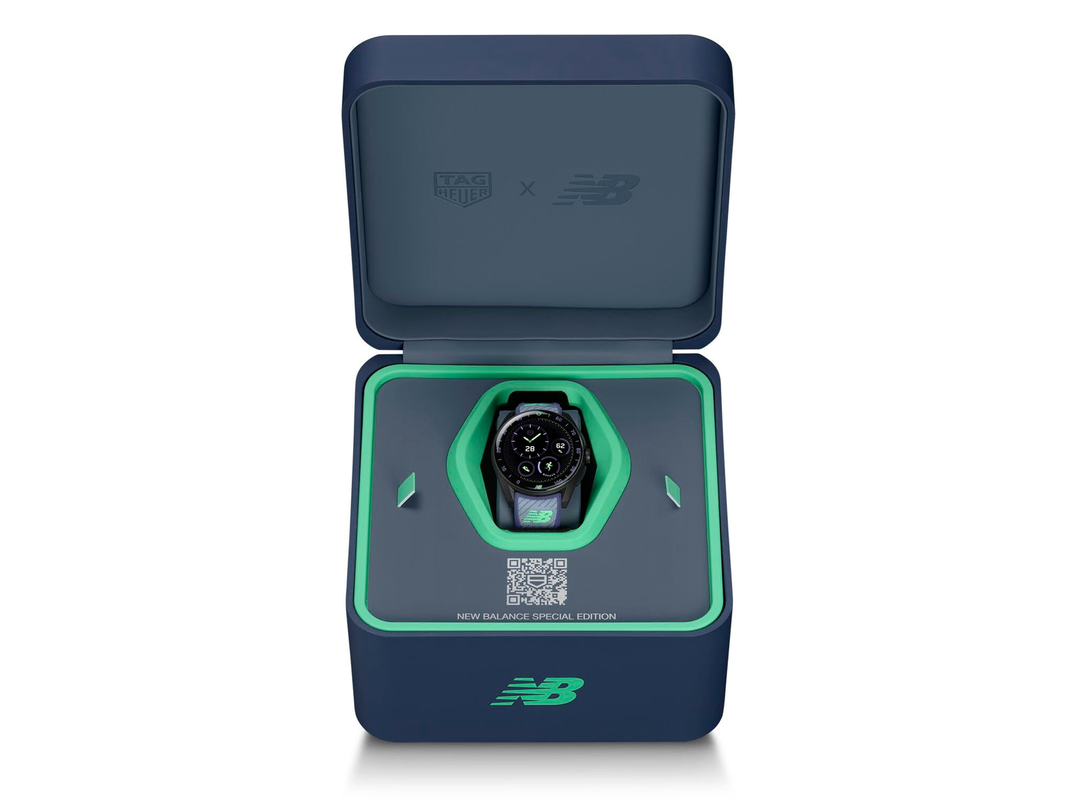TAG Heuer New Balance Limited Edition watch in box
