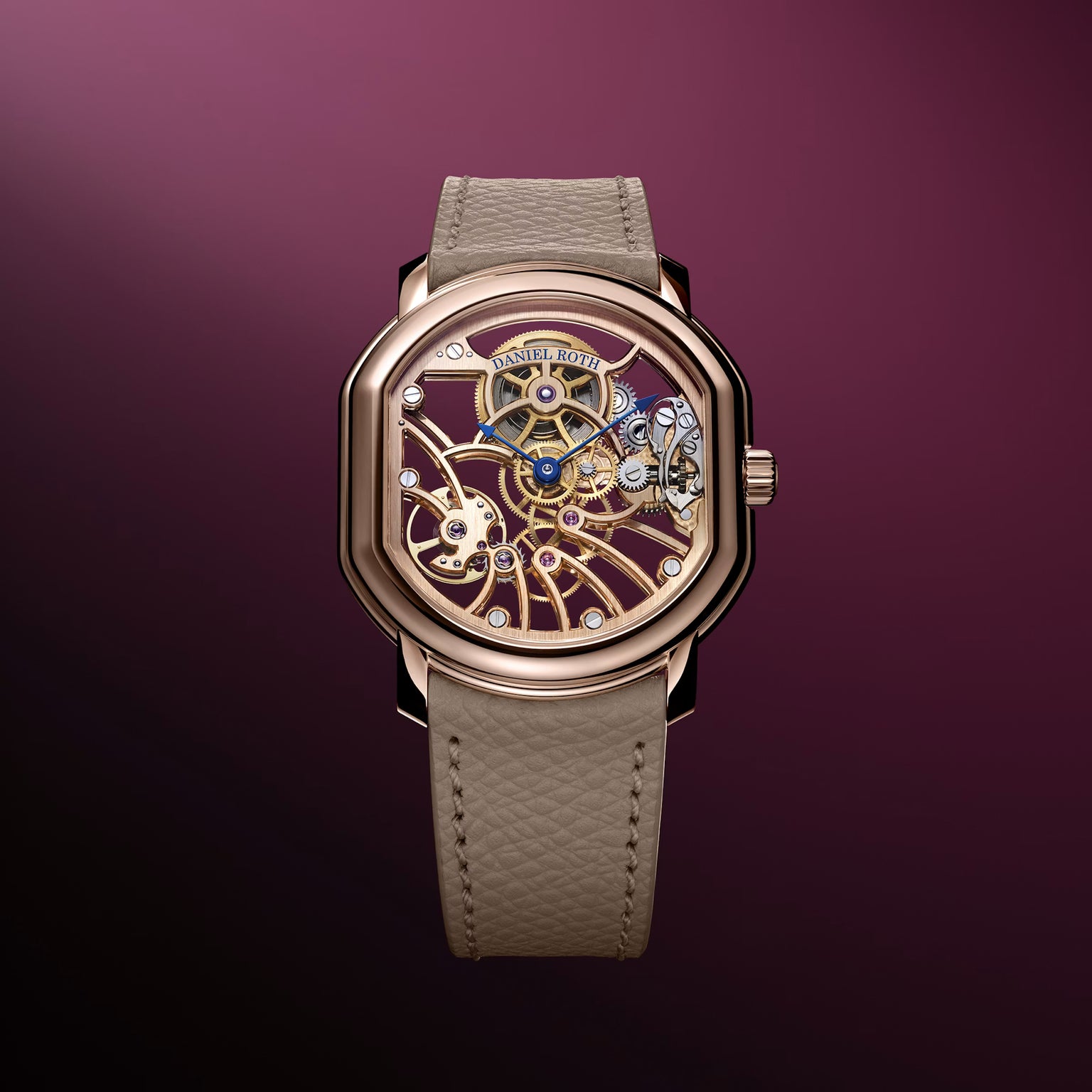 Extra Plat Rose Gold Skeleton | 38mm, Rose Gold, Men's Watch