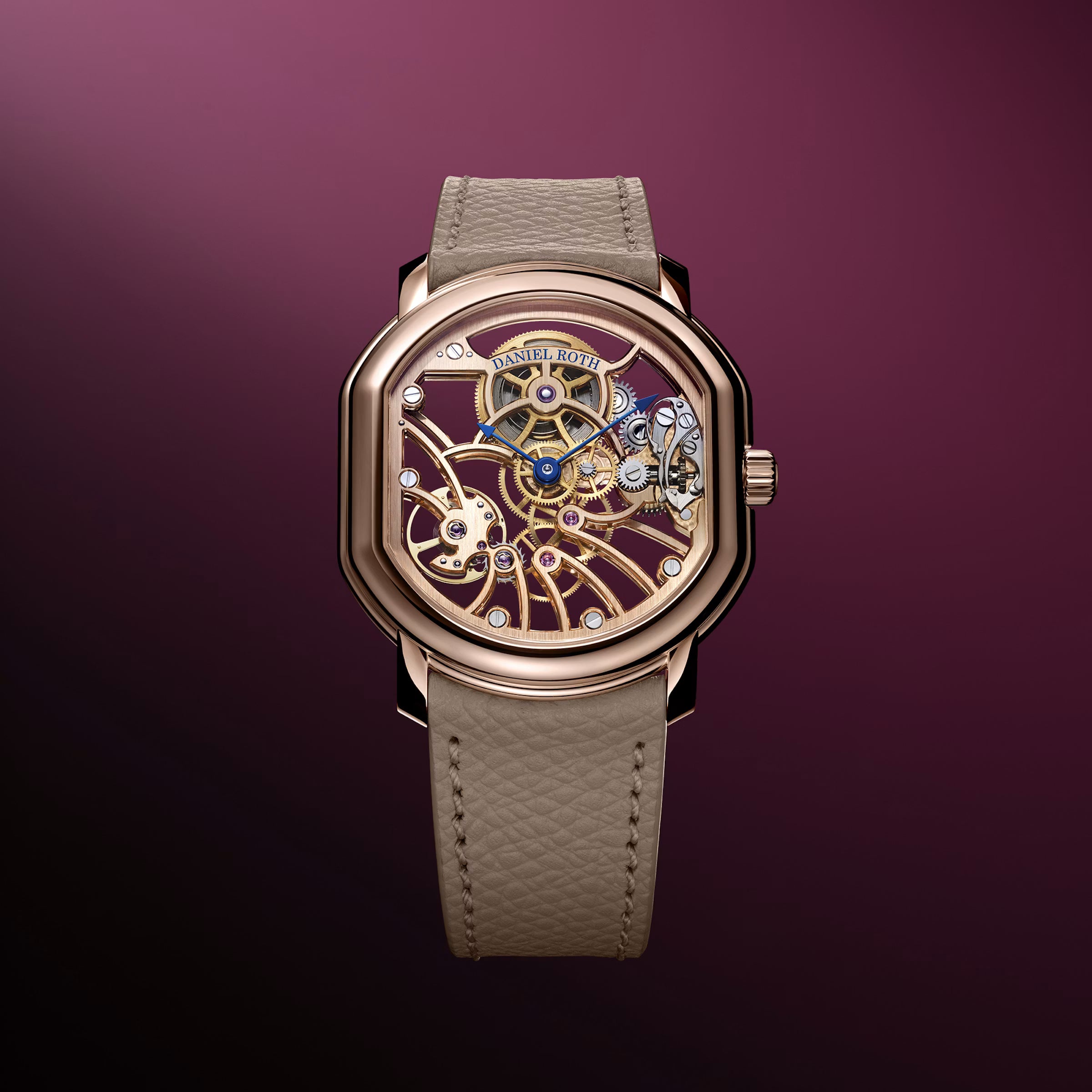 Extra Plat Rose Gold Skeleton | 38mm, Rose Gold, Men's Watch