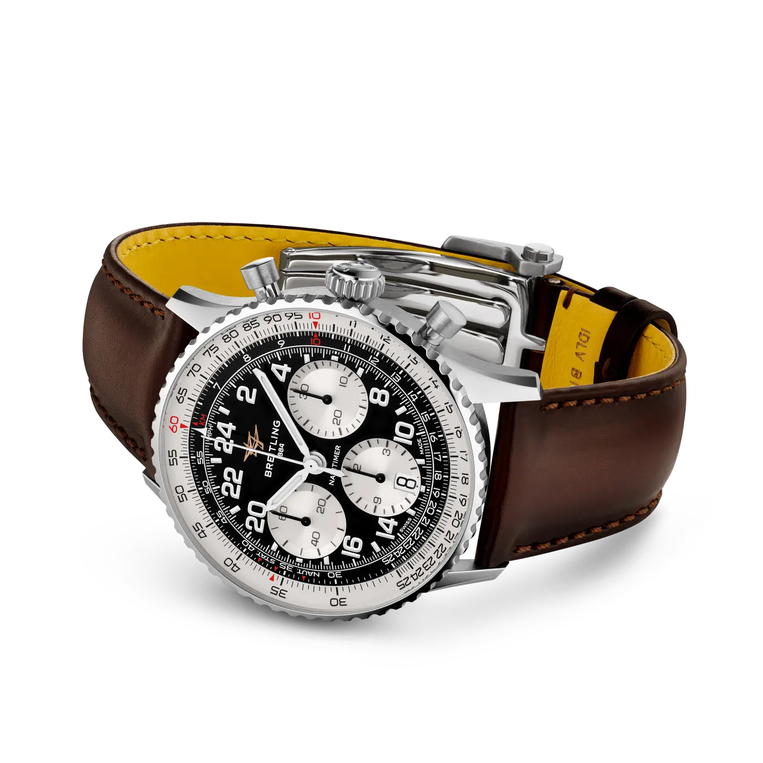 Navitimer B02 Chronograph 41 Cosmonaute | 41mm, Brown Leather