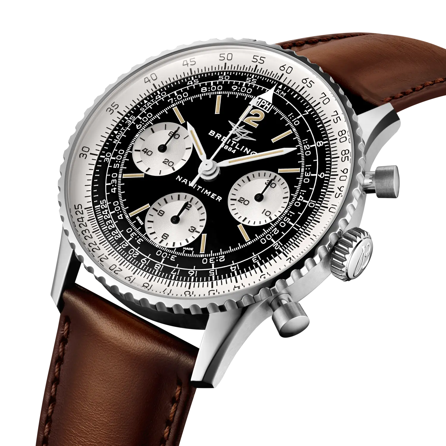 Navitimer B09 Chronograph 41 Miles Davis | 41mm, Calfskin Leather, Men's Watch