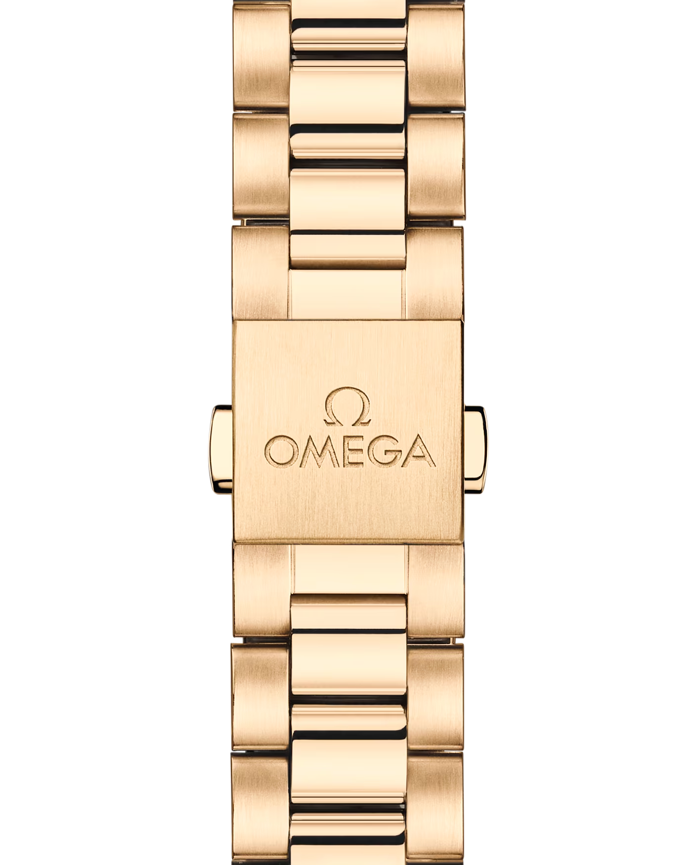 OMEGA Seamaster Aqua Terra 150M 30mm, Moonshine™ gold on Moonshine™ gold Watch on a Moonshine™ gold integrated bracelet.