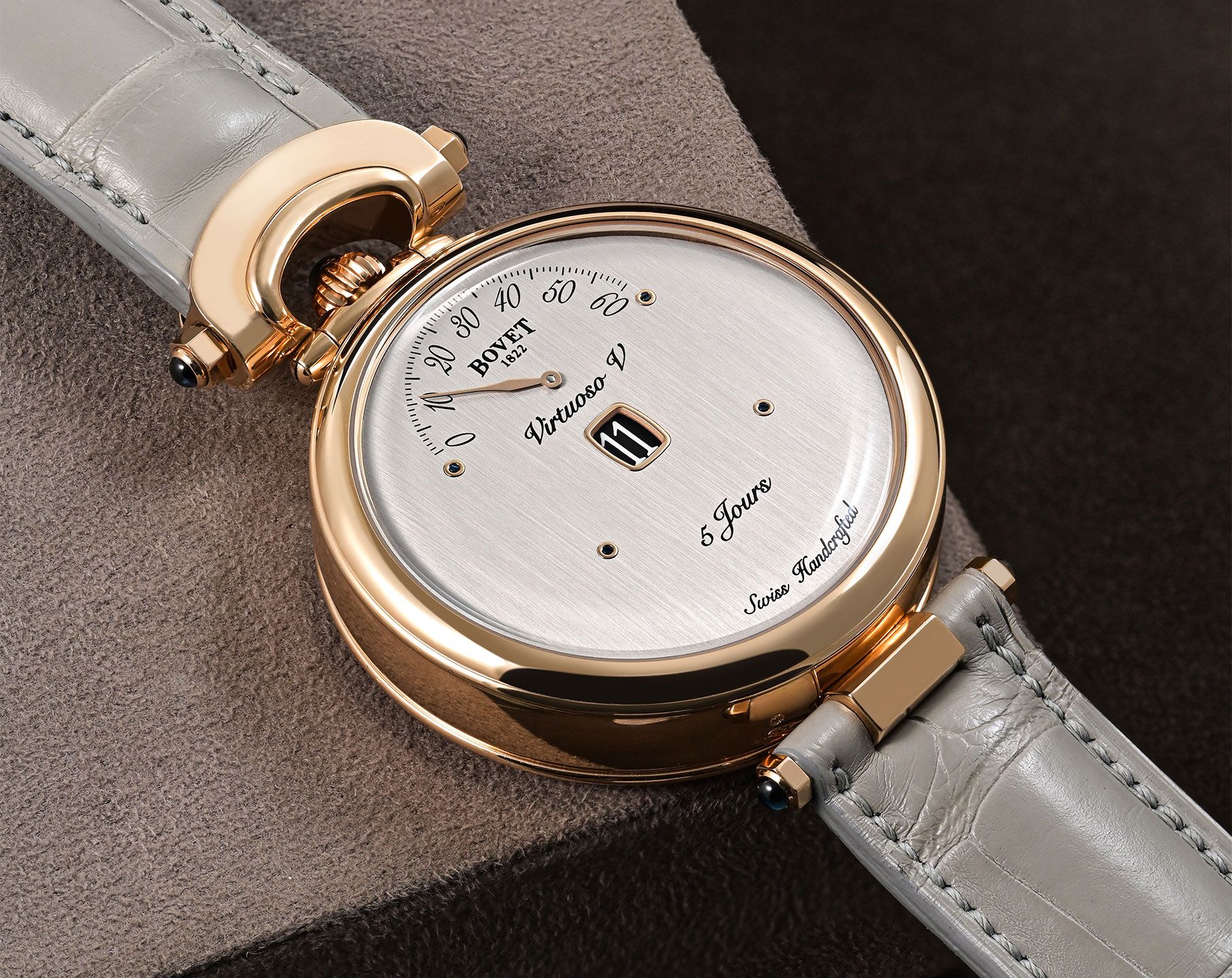 Virtuoso V Grey | 43.5mm, Rose Gold, Men's Watch