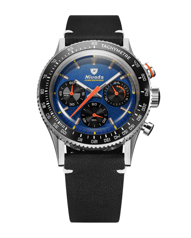 Chronoking Mecaquartz Racing Blue | 38mm, Mens Watch