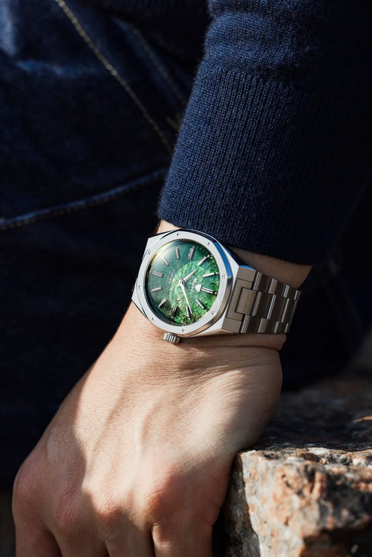 F77 SST Green Aventurine MK2 | 38mm, Mens Watch