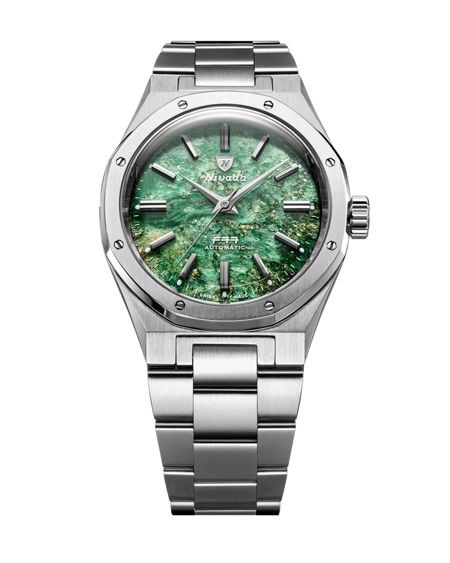 F77 SST Green Aventurine MK2 | 38mm, Mens Watch