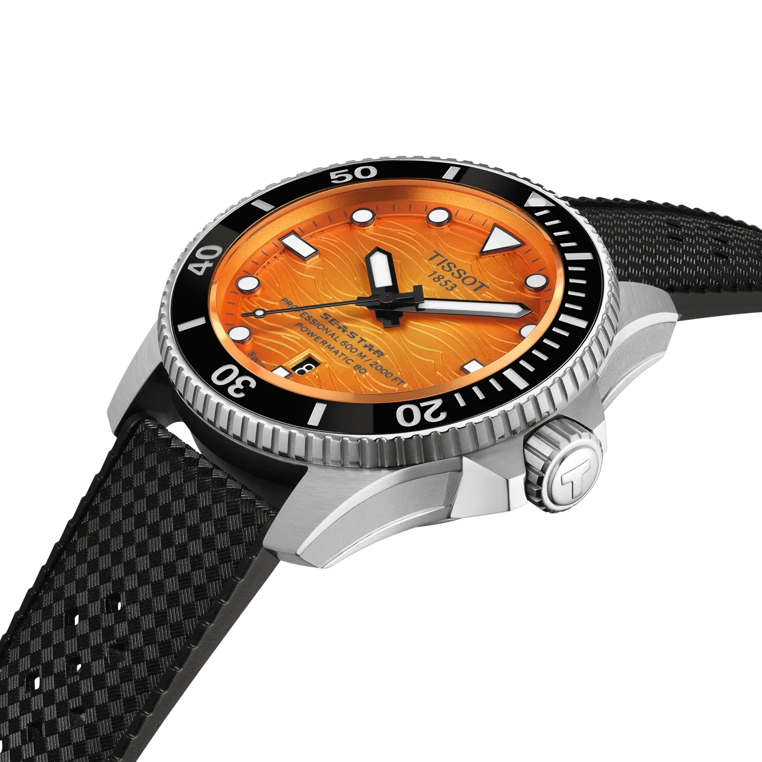 SeaStar 2000 | 44mm, Stainless Steel, Orange Dial