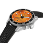 SeaStar 2000 | 44mm, Stainless Steel, Orange Dial