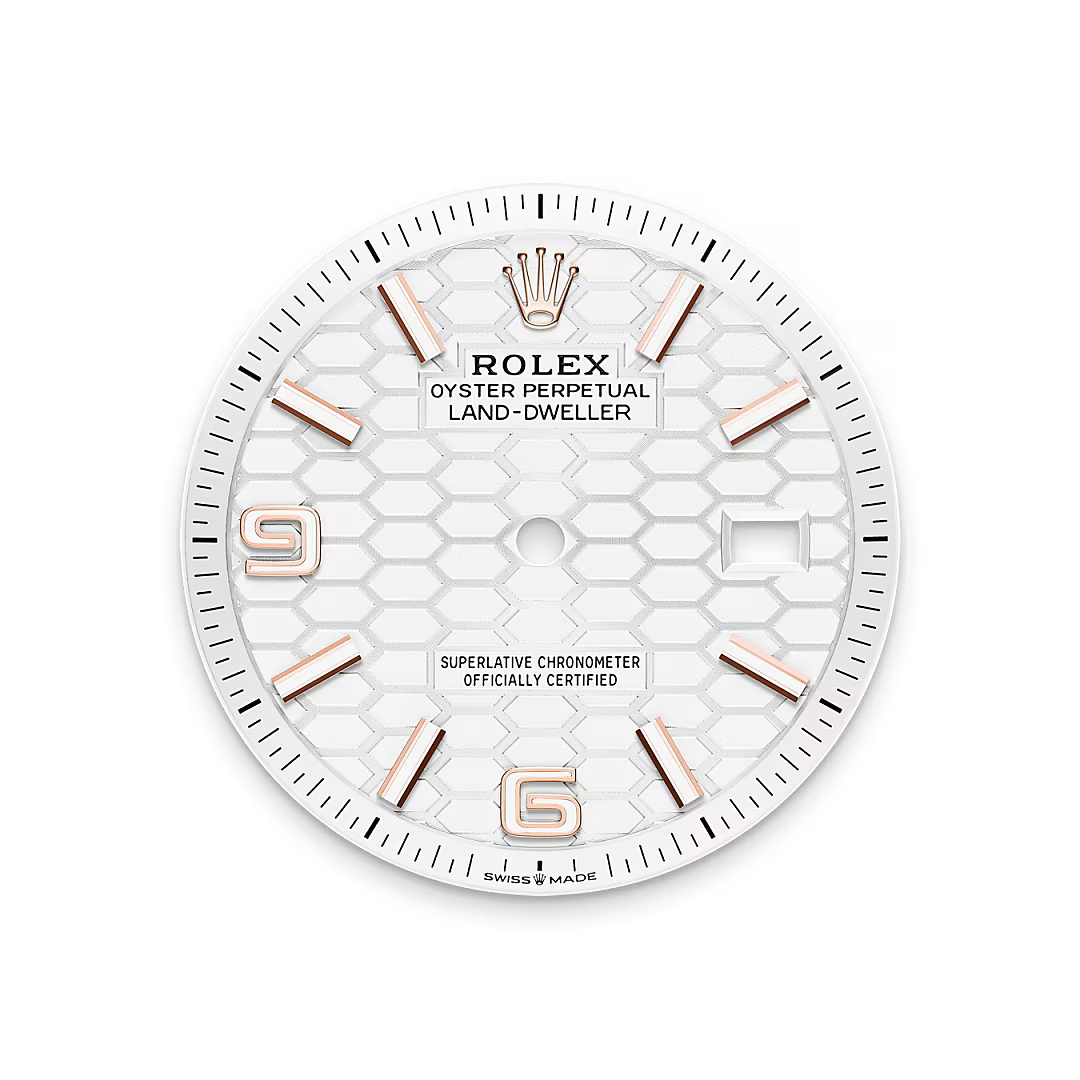 Intense white dial