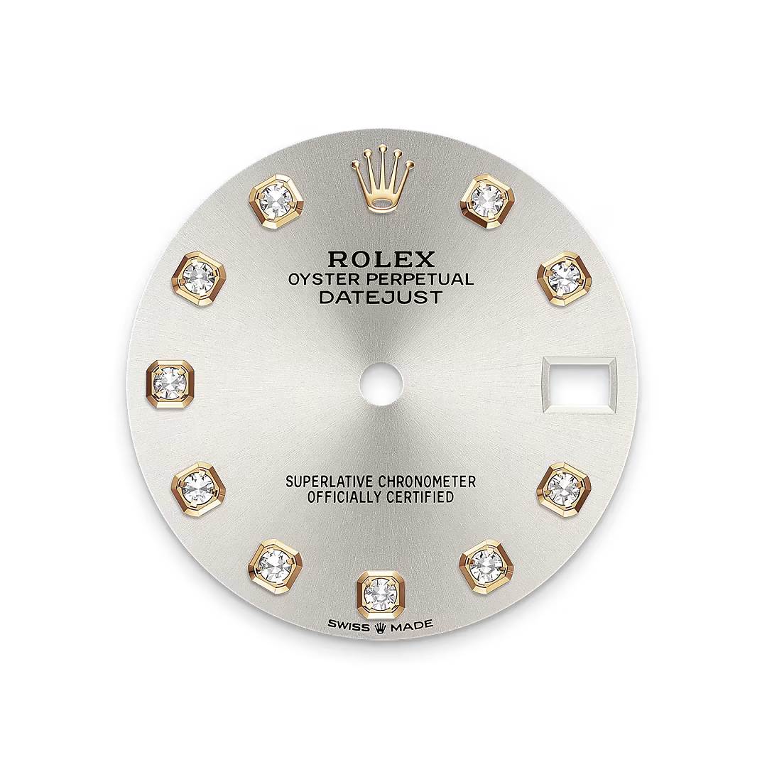 Silver dial
