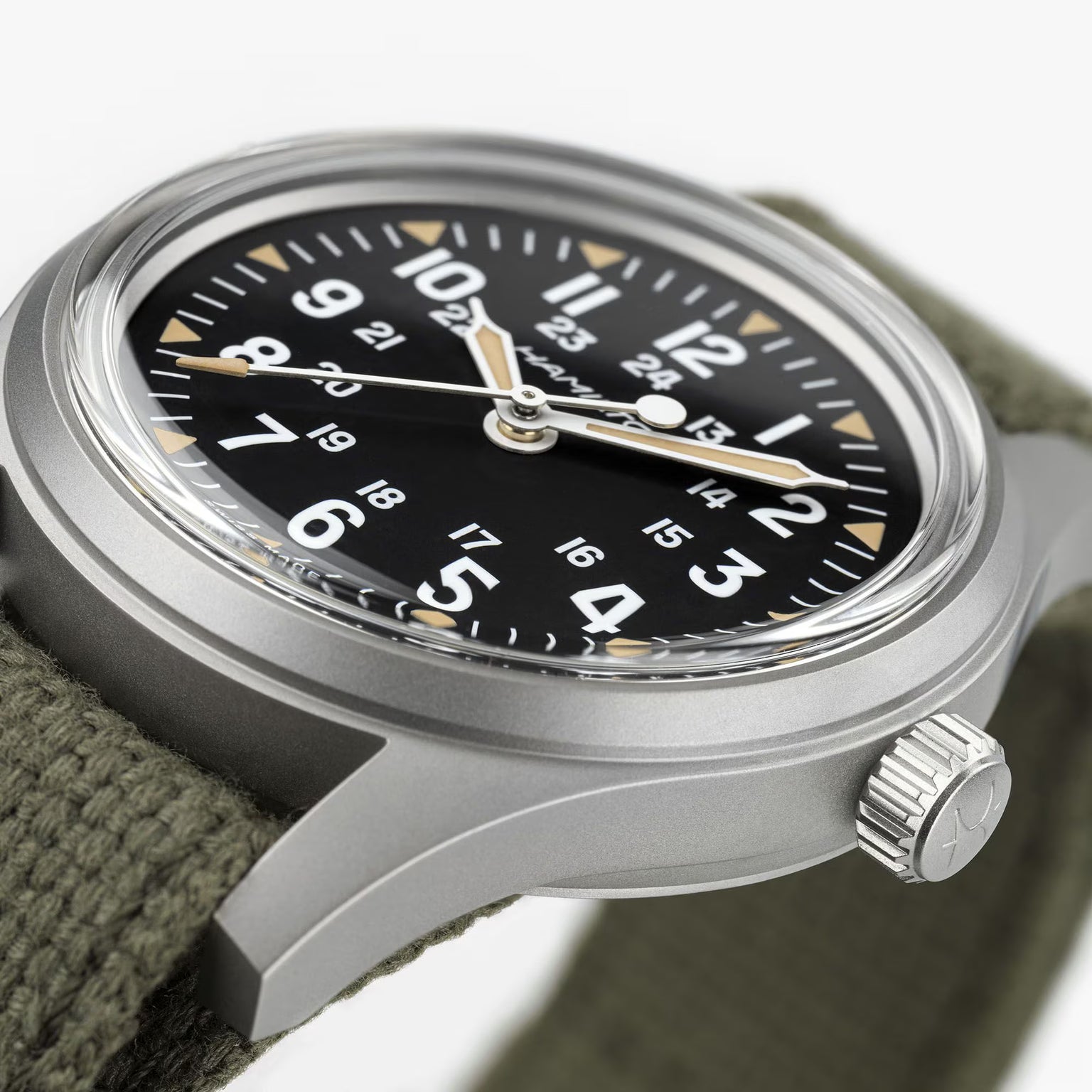Khaki Field Mechanical 250 | 36mm, NATO Strap, Black Dial