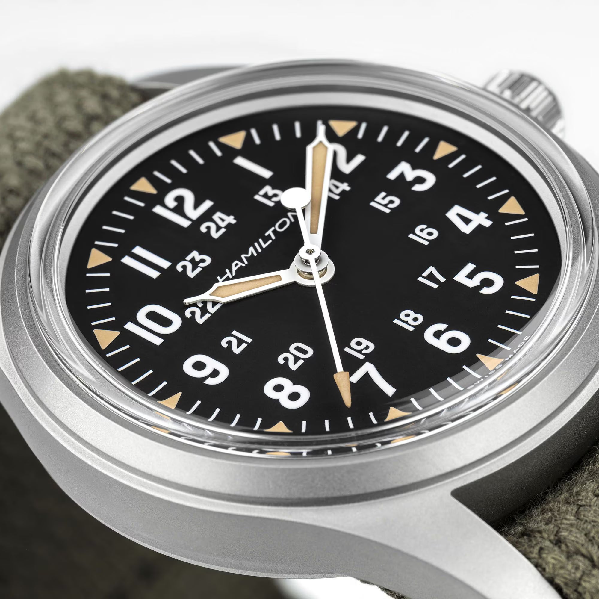 Khaki Field Mechanical 250 | 36mm, NATO Strap, Black Dial