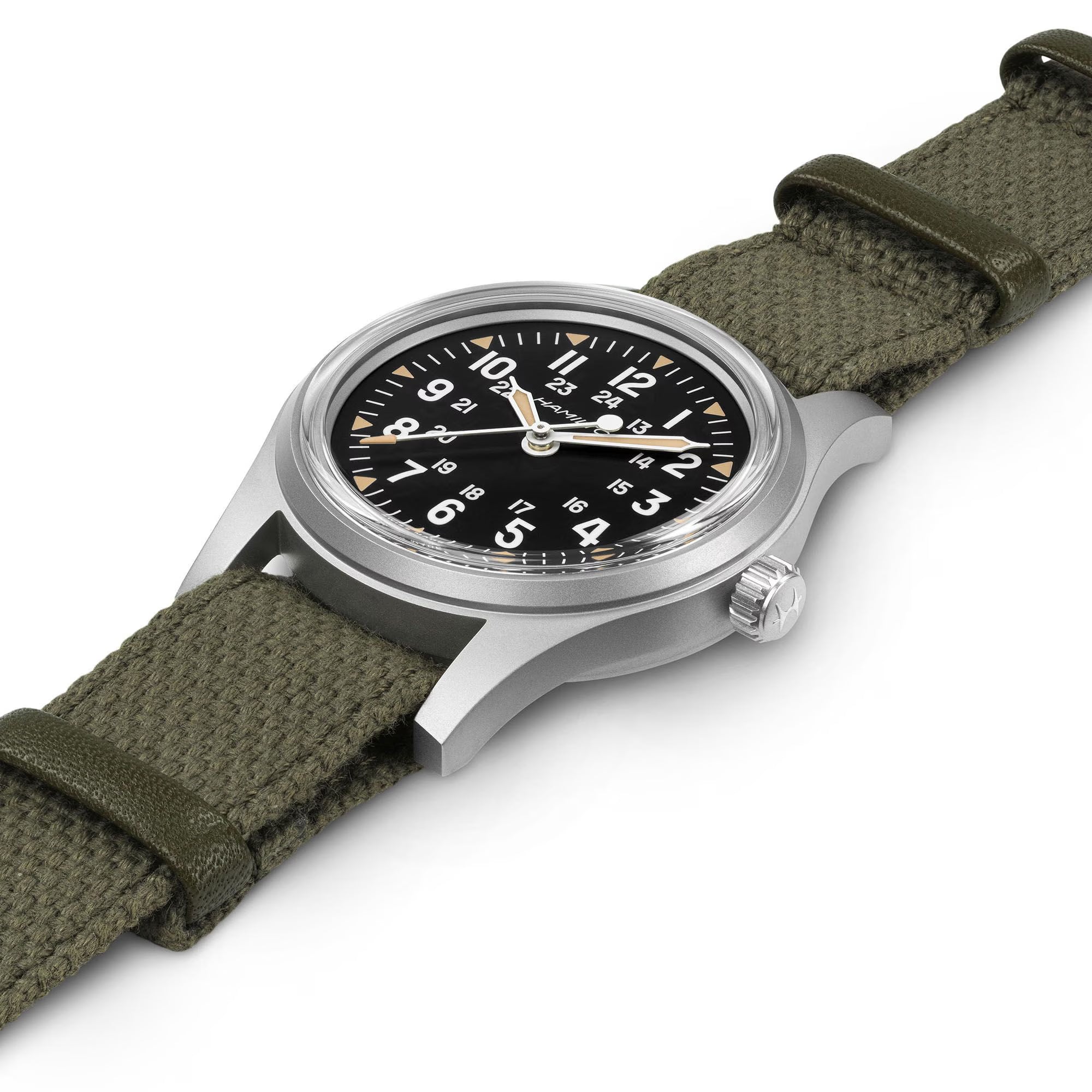 Khaki Field Mechanical 250 | 36mm, NATO Strap, Black Dial