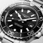 HydroConquest | 42mm, Stainless Steel, Black Dial