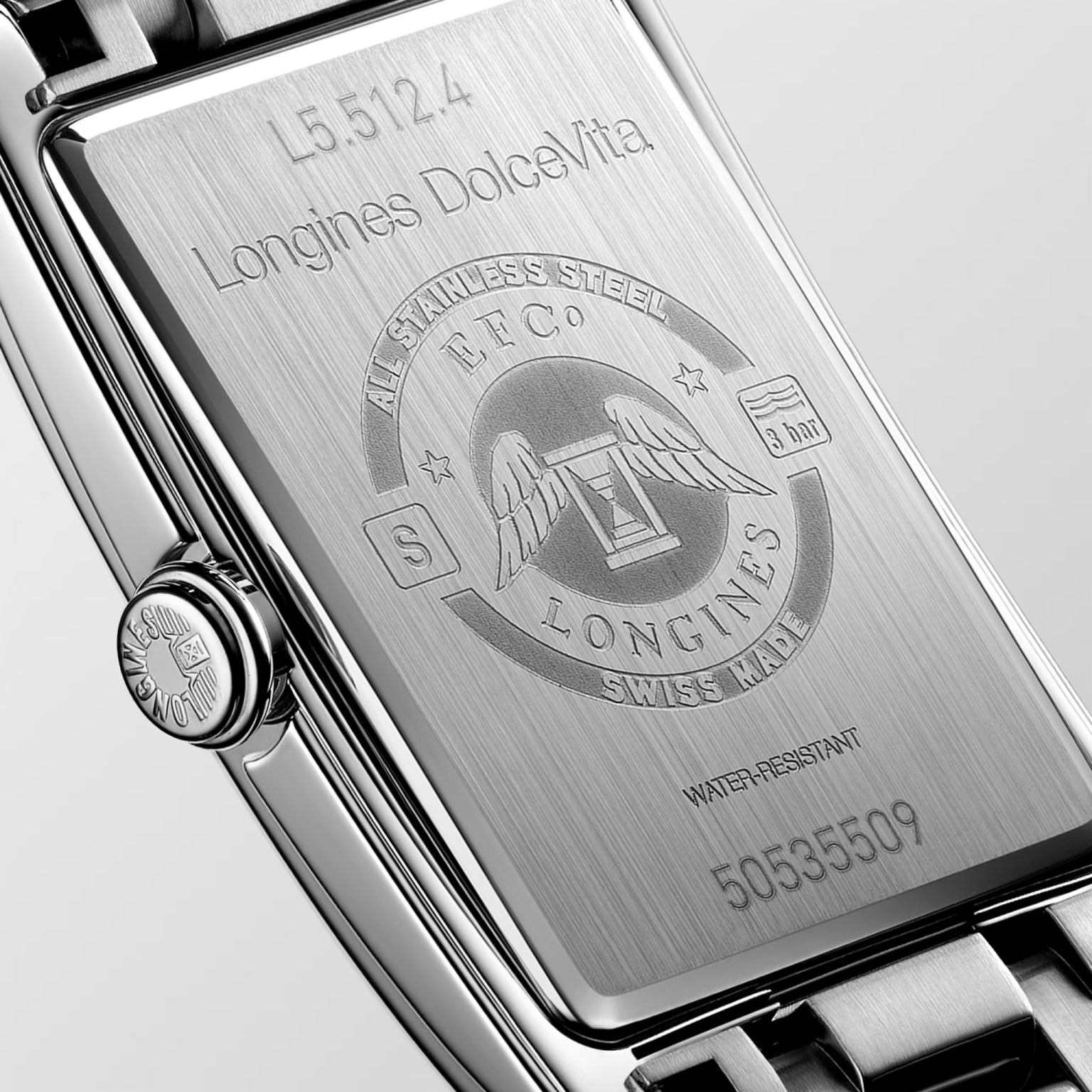 DolceVita | 37mm, Stainless Steel, Silver "flinqué" Dial, Womens Watch