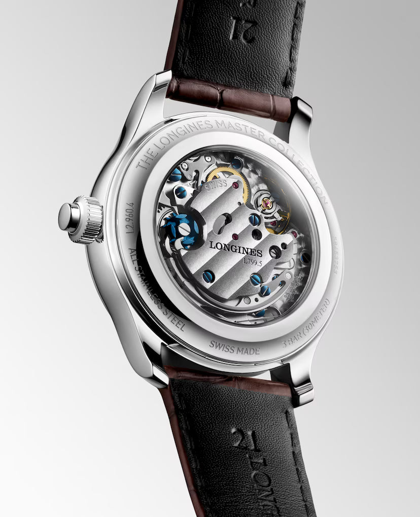 Master Chrono Monopusher | 41mm, Stainless Steel Case, Alligator Strap