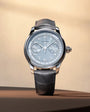 Master Chrono Monopusher | 41mm, Stainless Steel Case, Frosted Blue "Barleycorn" Dial