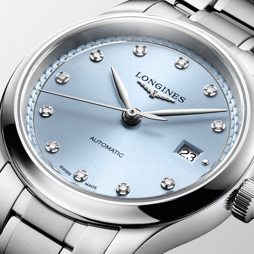 Master | 30mm, Frosted Blue Dial, Automatic Movement