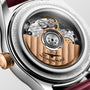 Master | 30mm, Stainless Steel and 18K Rose Gold, White mother-of-pearl Dial, Bordeaux Alligator Leather, Womens Watch