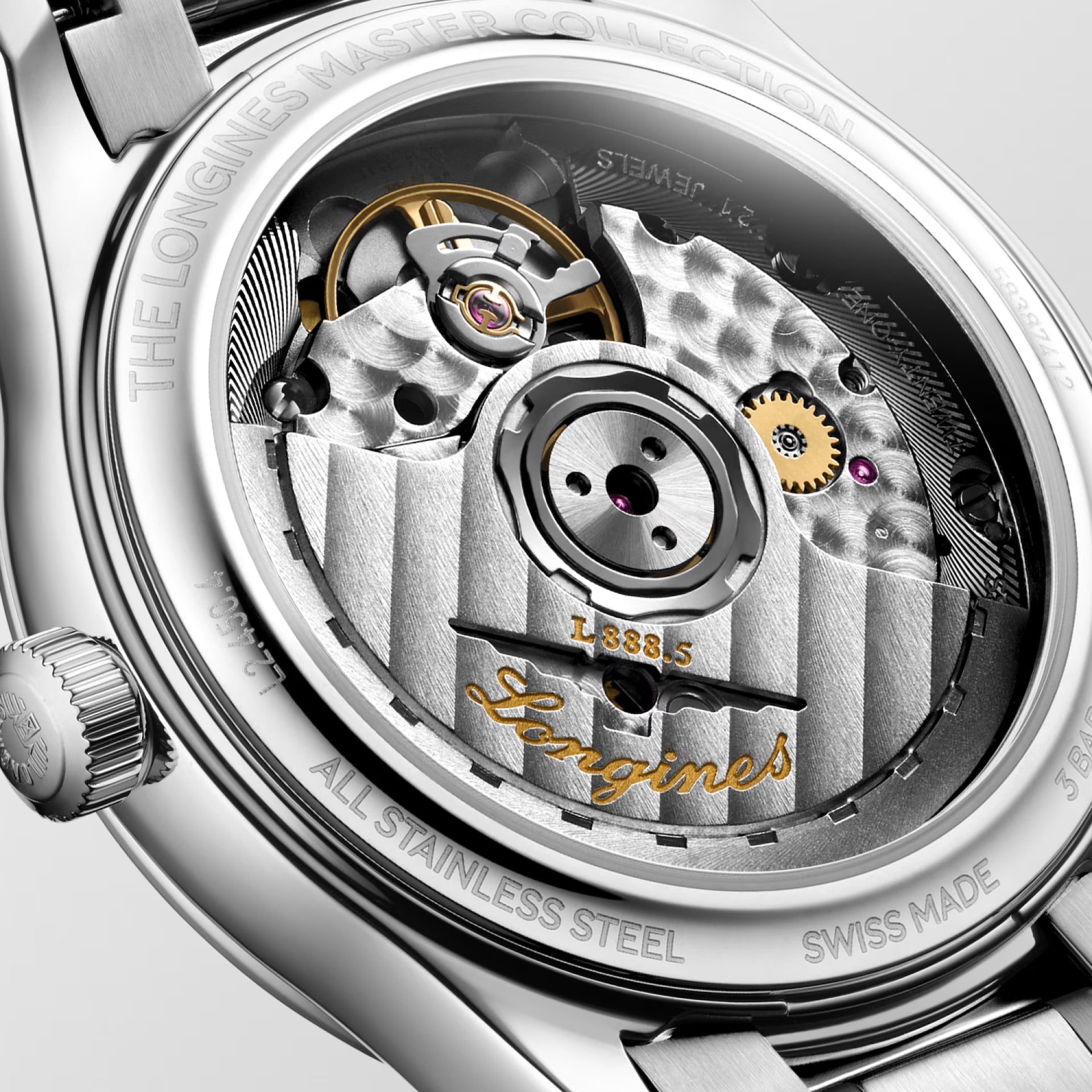 Master | 34mm, Stainless Steel, White mother-of-pearl Dial, Womens Watch