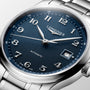 Master | 39mm, Stainless Steel, Blue "barleycorn" Dial, Mens Watch
