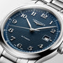 Master | 41mm, Stainless Steel, Blue "barleycorn" Dial, Mens Watch