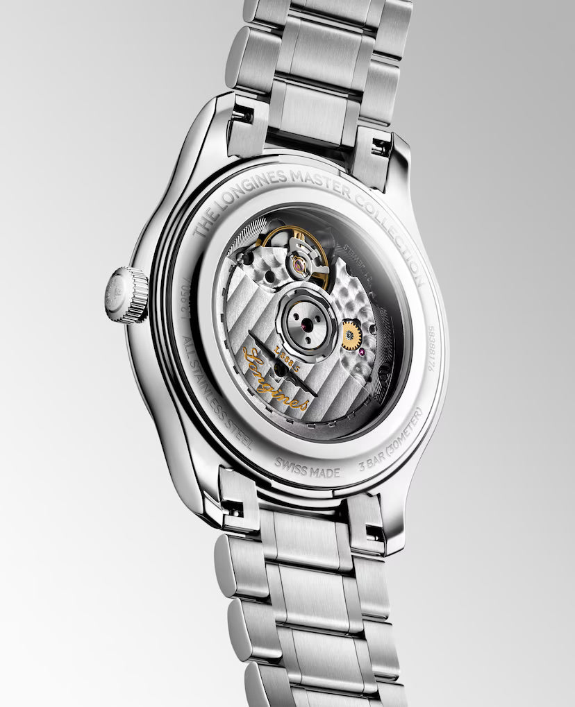 Master | 41mm, Stainless Steel, Light Blue "Barleycorn" Dial