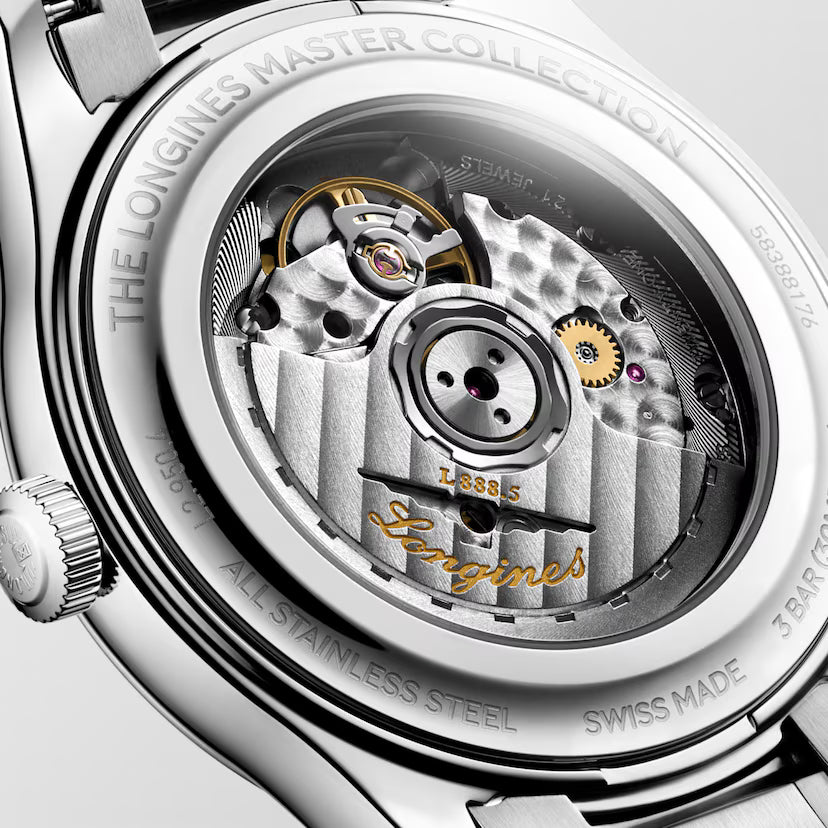 Master | 41mm, Stainless Steel, Light Blue "Barleycorn" Dial