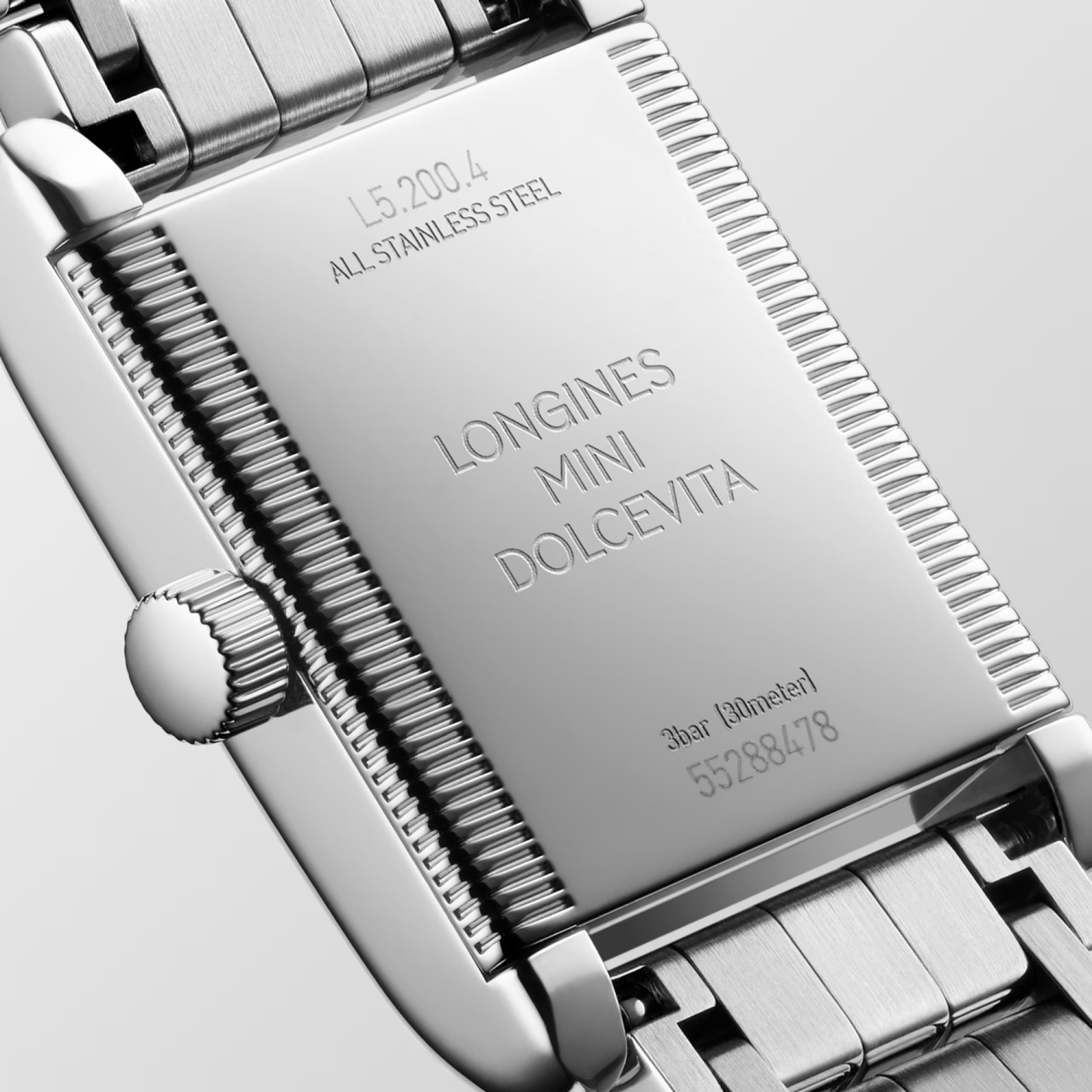 Mini DolceVita | 29mm, Stainless Steel, Snow-set & White mother-of-pearl Dial, Womens Watch